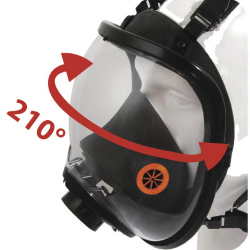 volgelaadsmasker M9200NO voorzien van rotor galaxy - Afbeelding 2