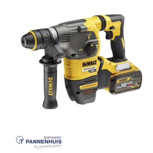 Dewalt DCH334X2 54V XR FLEXVOLT SDS+ Combihamer 30mm + snelwisselboorkop - 2x 9.0Ah accu's en snellader