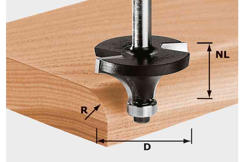 Festool Afrond frees HW S8 D38,1/R12,7 KL