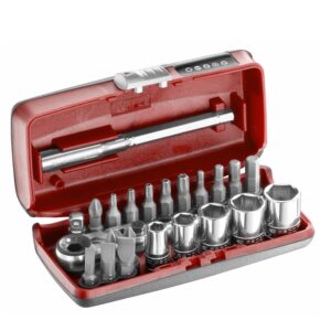 Facom R1PICO SET VAST-/LOSSCHROEVEN 1/4'' MET COMPACTE FLEX RATEL