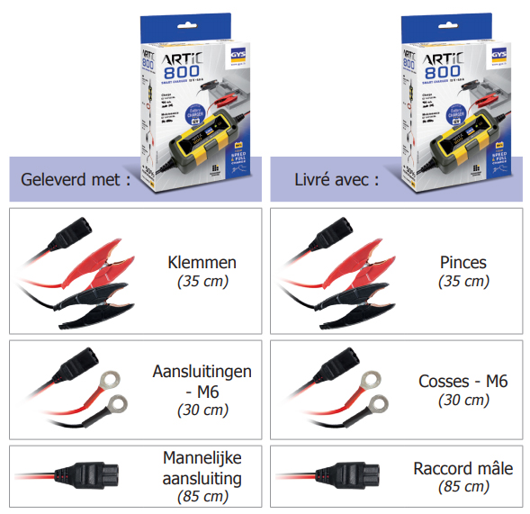 GYS Acculader ARTIC 800 12v - Afbeelding 2