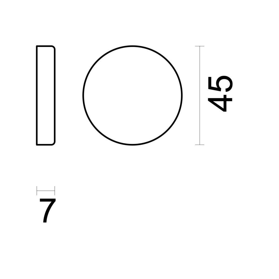 Rozas ALU 45 mm blind - Afbeelding 2