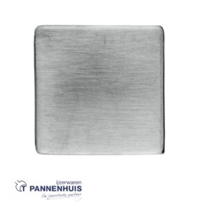 Rozas SQUARE SHAPE Inox Geborsteld blind