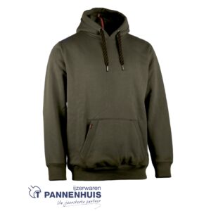 Herock Hesus Sweater met kap Donker Kaki M