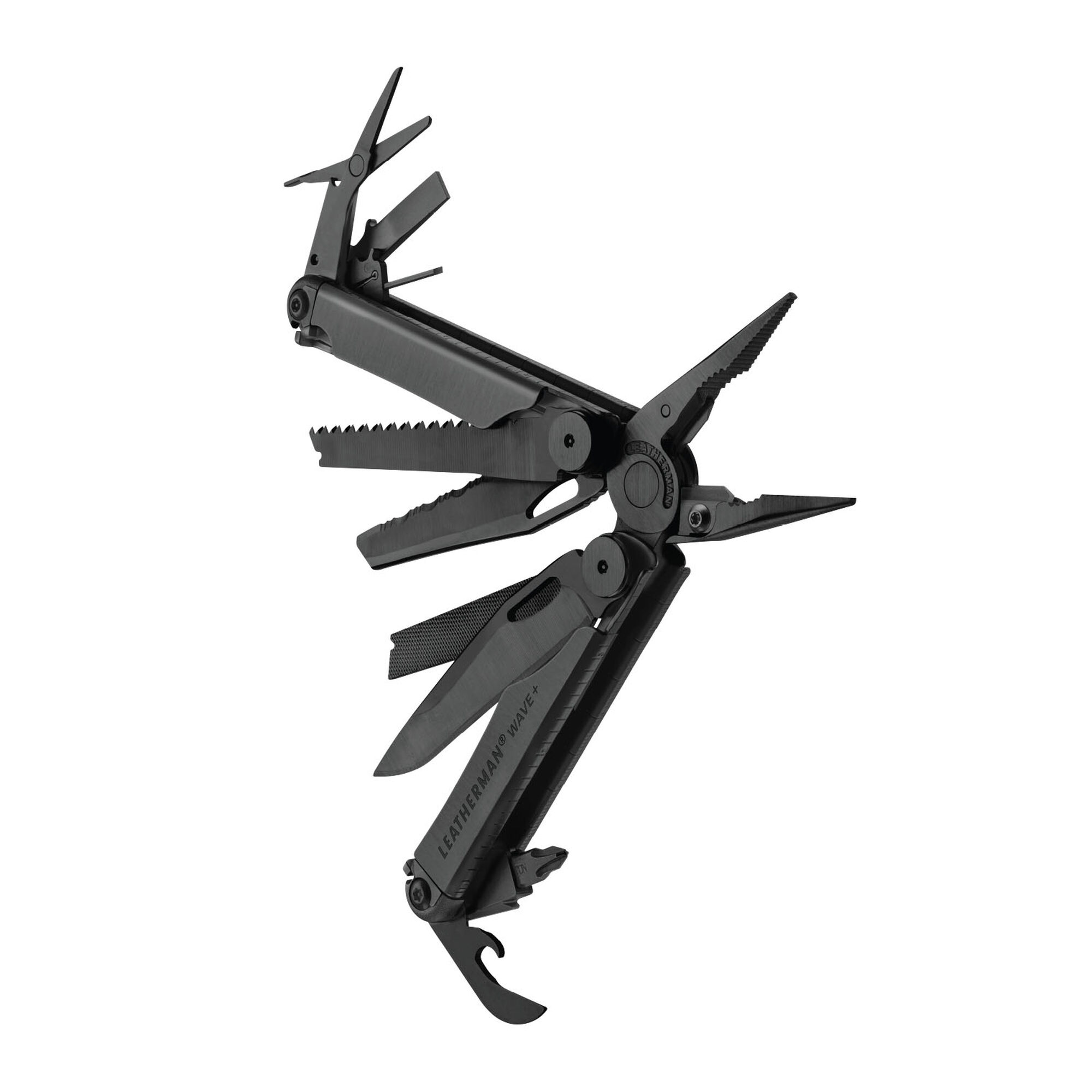 Leatherman Multitool WAVE+ 18f RVS/ZWART HOESJE MOLLE Zwart - Afbeelding 2
