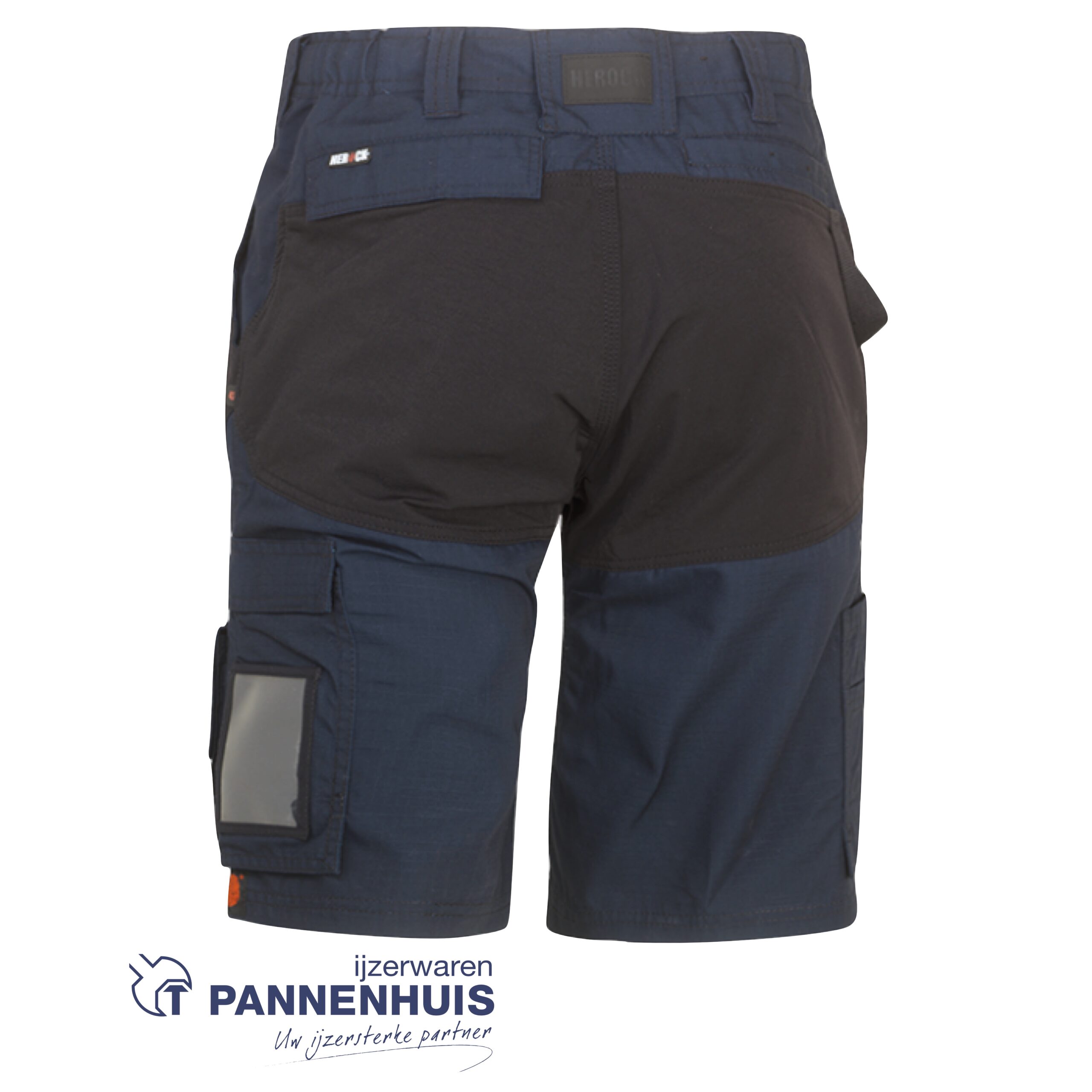 Herock Hespar bermuda Marine/Zwart 40 - Afbeelding 2