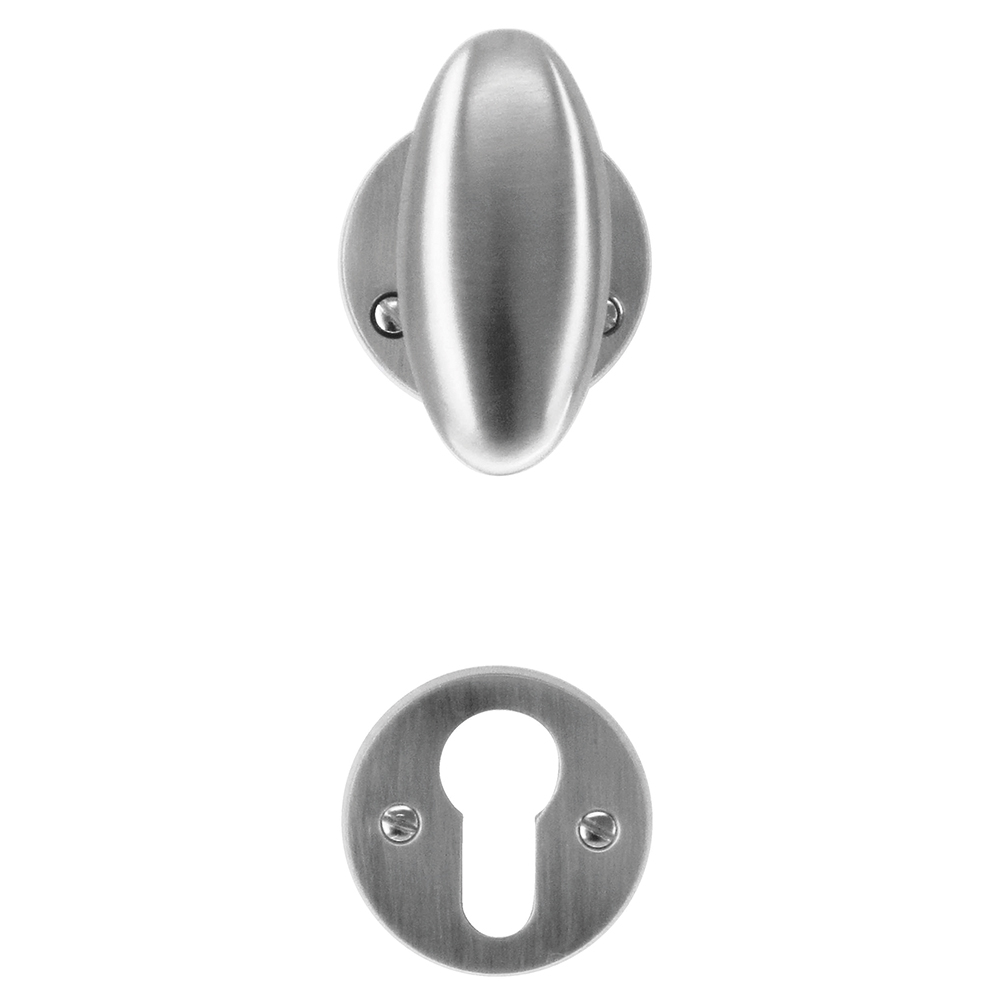 Deurkruk Pro OLIVE OM INOX LOOK R+E CYL