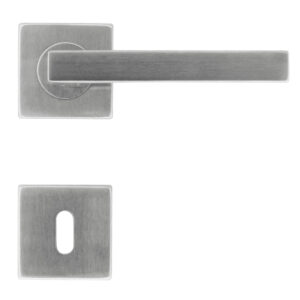 Deurkruk Pro KUBIC SHAPE 16MM INOX PLUS R+E