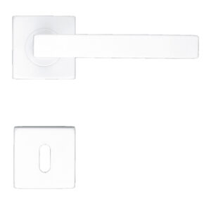 Deurkruk Pro KUBIC SHAPE 16MM WIT R+E