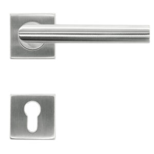 Deurkruk Pro SQUARE I SHAPE 19mm Inox Plus R+E CYL
