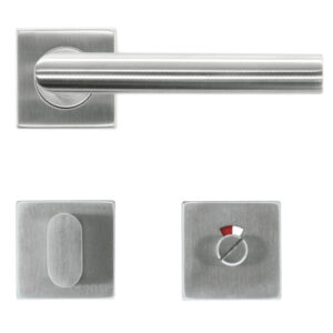 Deurkruk Pro SQUARE I SHAPE 19mm Inox Plus R+WC