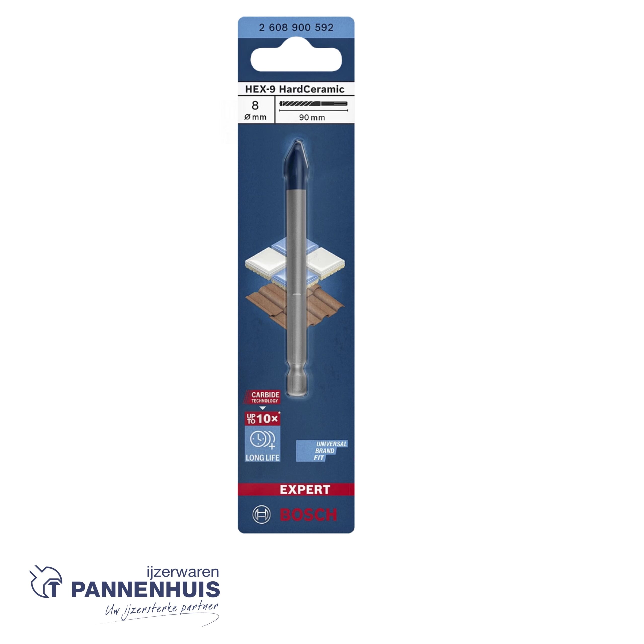Bosch Expert Tegelboor HEX-9 HardCeramic 8x90 - Afbeelding 2