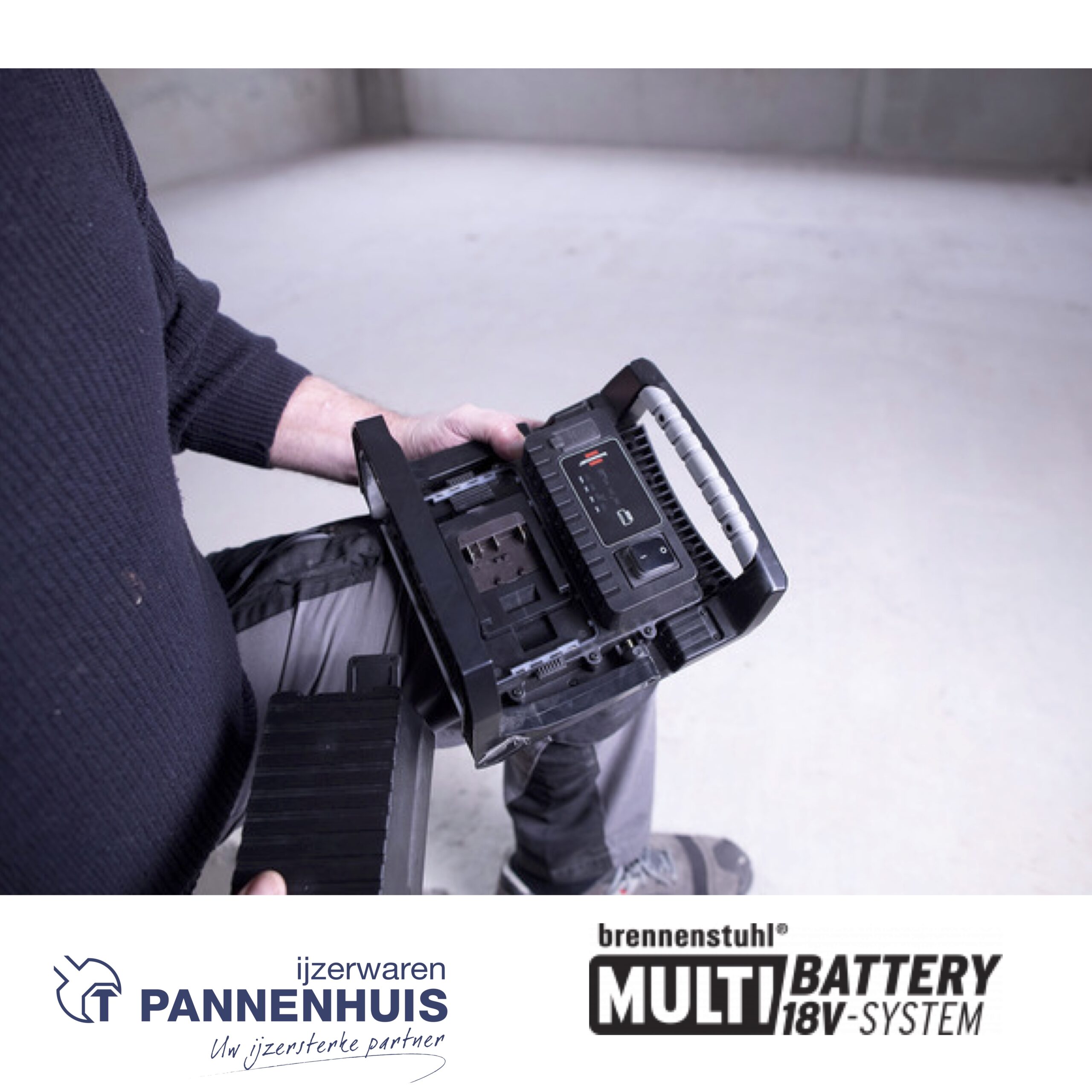 Brennenstuhl Multi batterij LED-bouwlamp 4000 MA, 4500 lm, IP65 - Afbeelding 2