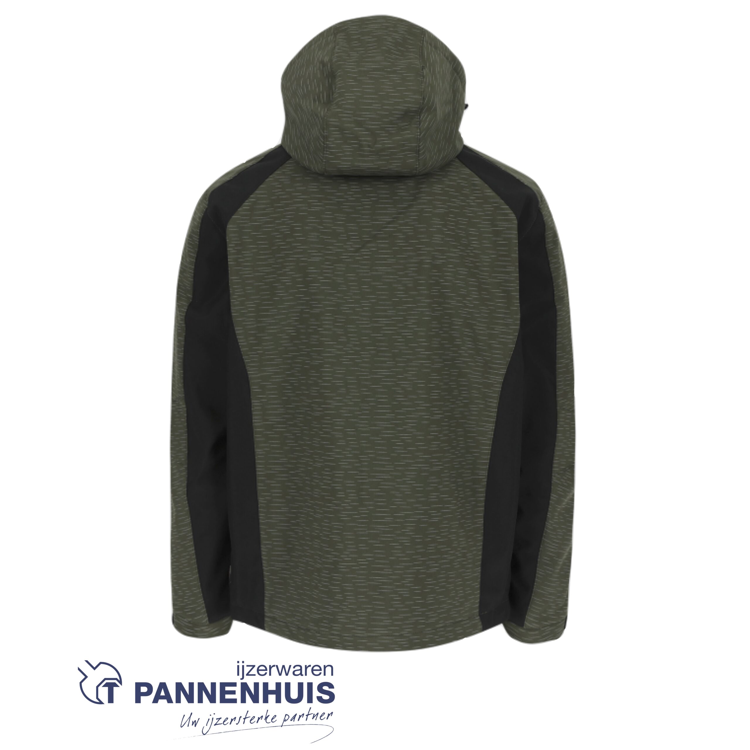 Herock Flexor softshell vest Kaki/Zwart L - Afbeelding 2