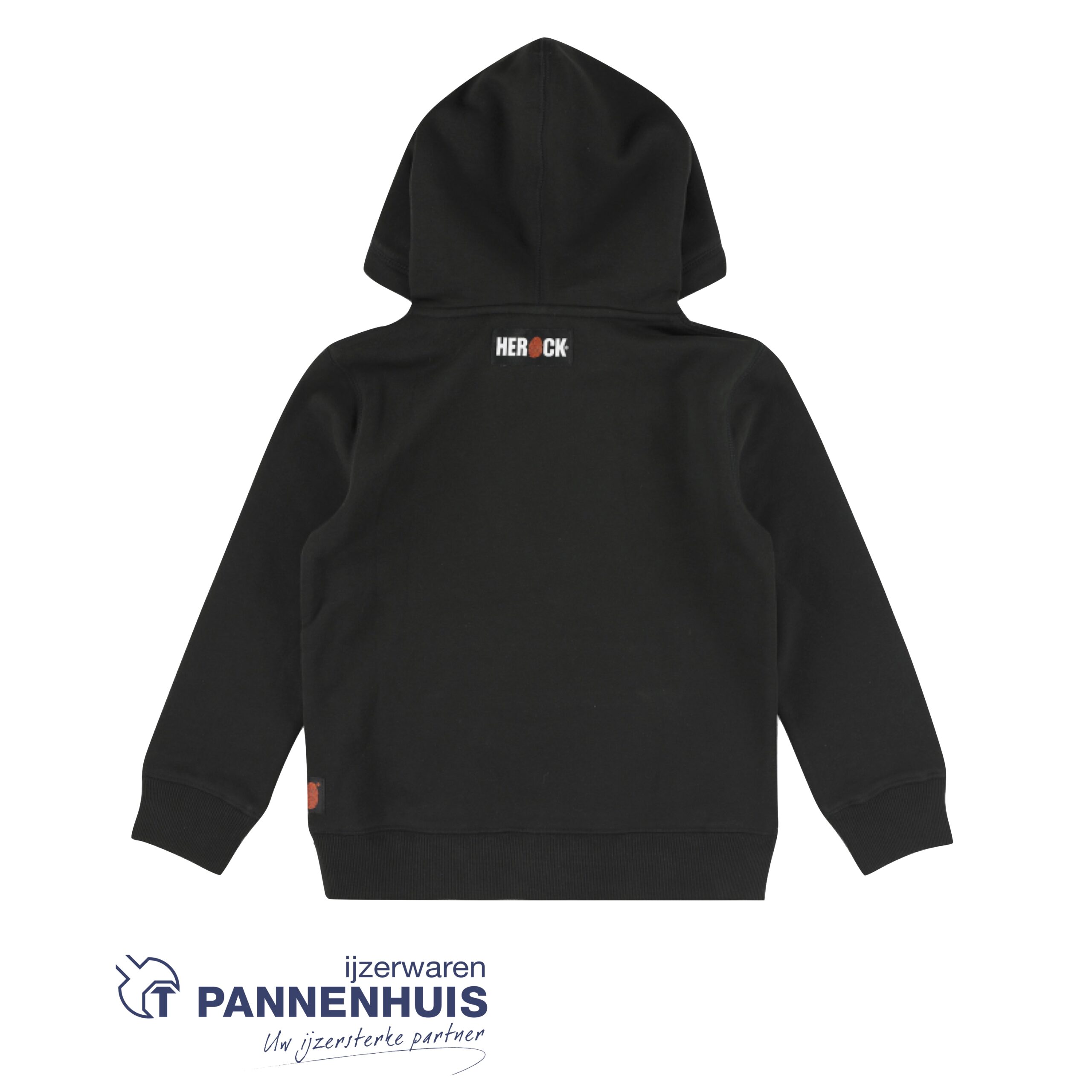 Herock Hero Kids sweater met kap Zwart 98/104 - Afbeelding 2