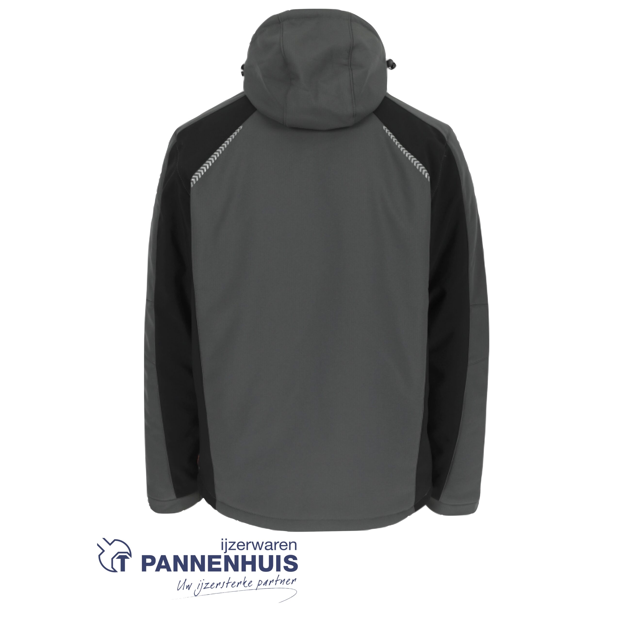 Herock Taris softshell vest Antraciet/Zwart XXL - Afbeelding 2