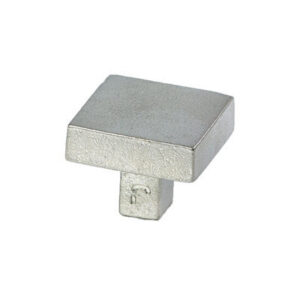 JOLIE CARRE meubelknop 30 Old Silver 30x30x25 10 32