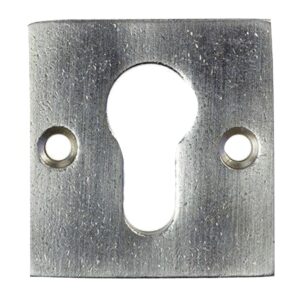 JOLIE sleutelplaat vierkant PZ Old Silver 52x52x7MM 2 18