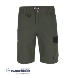 Herock BARGO bermuda Donker Kaki/ Zwart 46