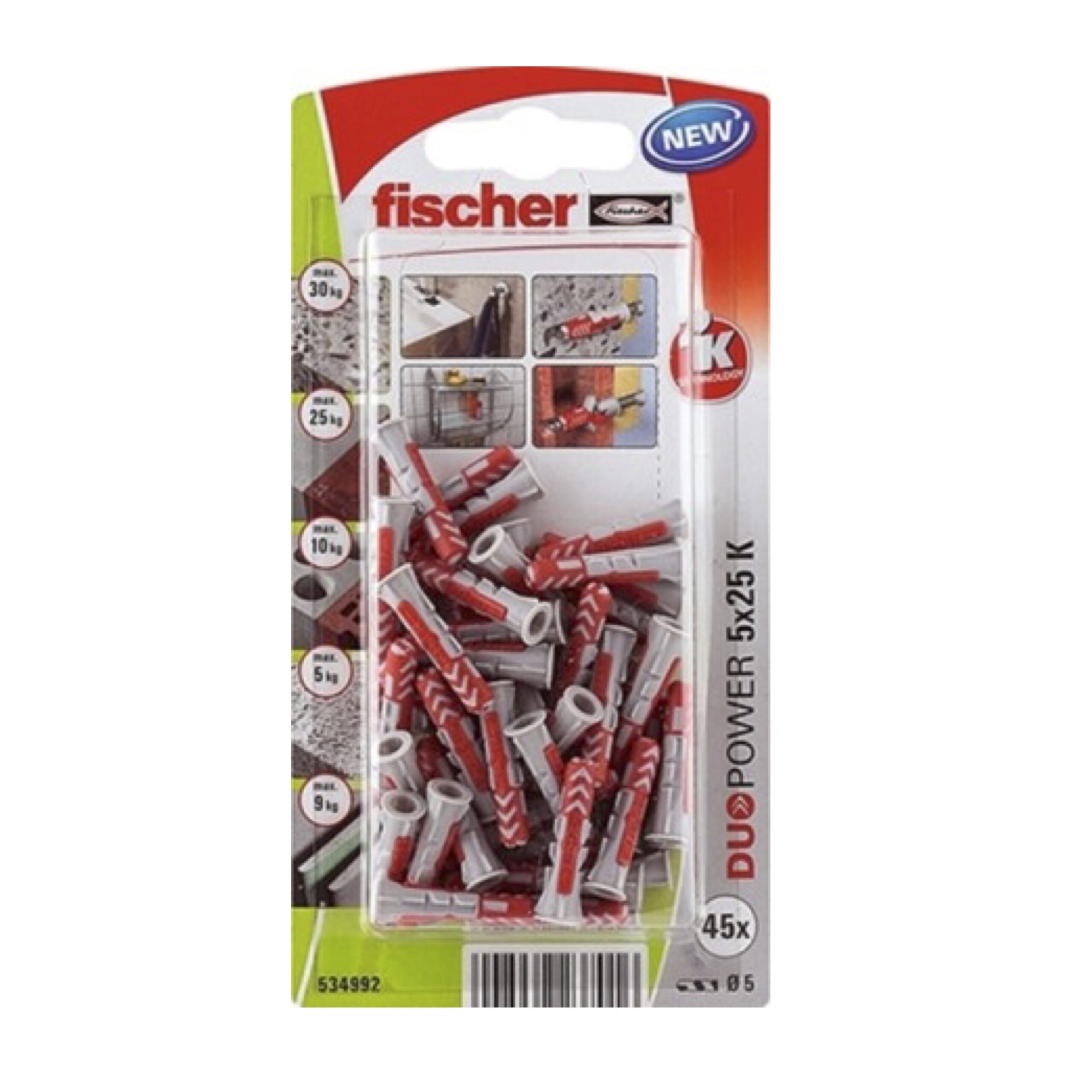 fischer DuoPower 5x25 (blister) - Afbeelding 2