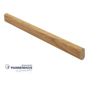 Garderobebuis ovaal Eiken 30X14 mm L = 1015 mm