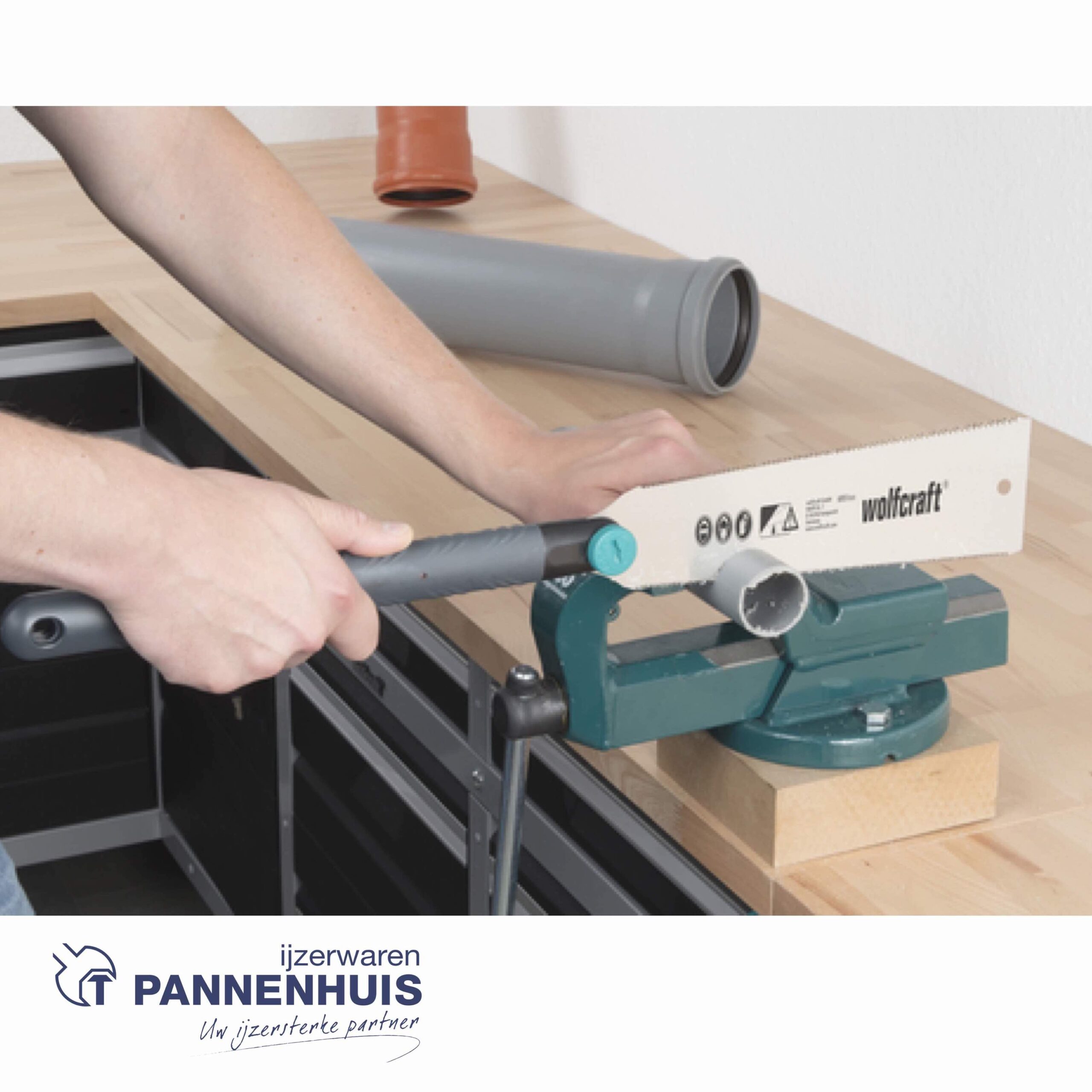 Wolfcraft Japanse zaag dubbelzijdige vertanding 240mm - Afbeelding 6