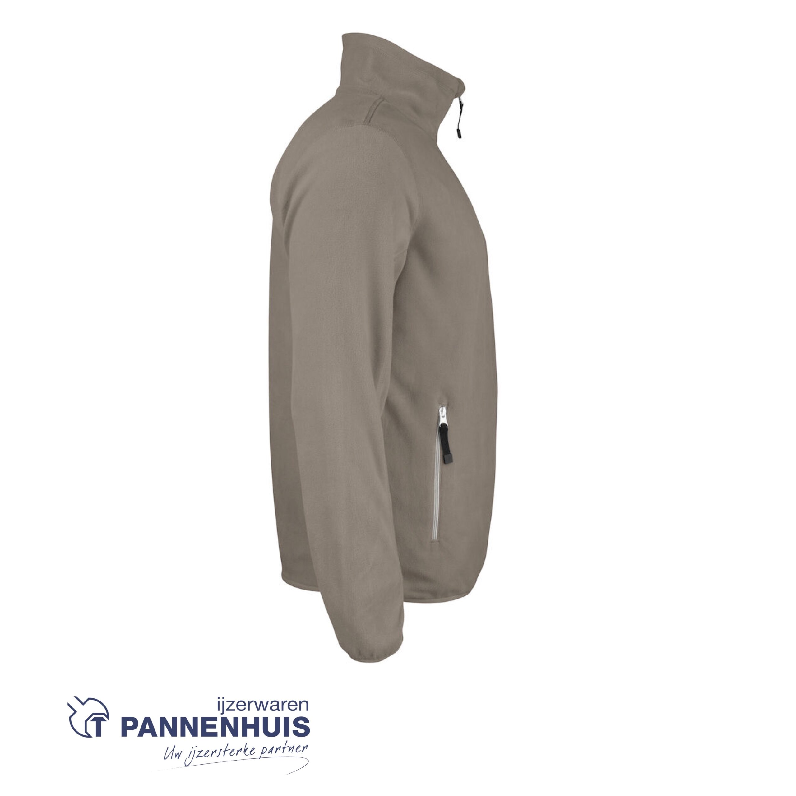 Jobman 5901 Microfleece Jacket khaki XL - Afbeelding 4