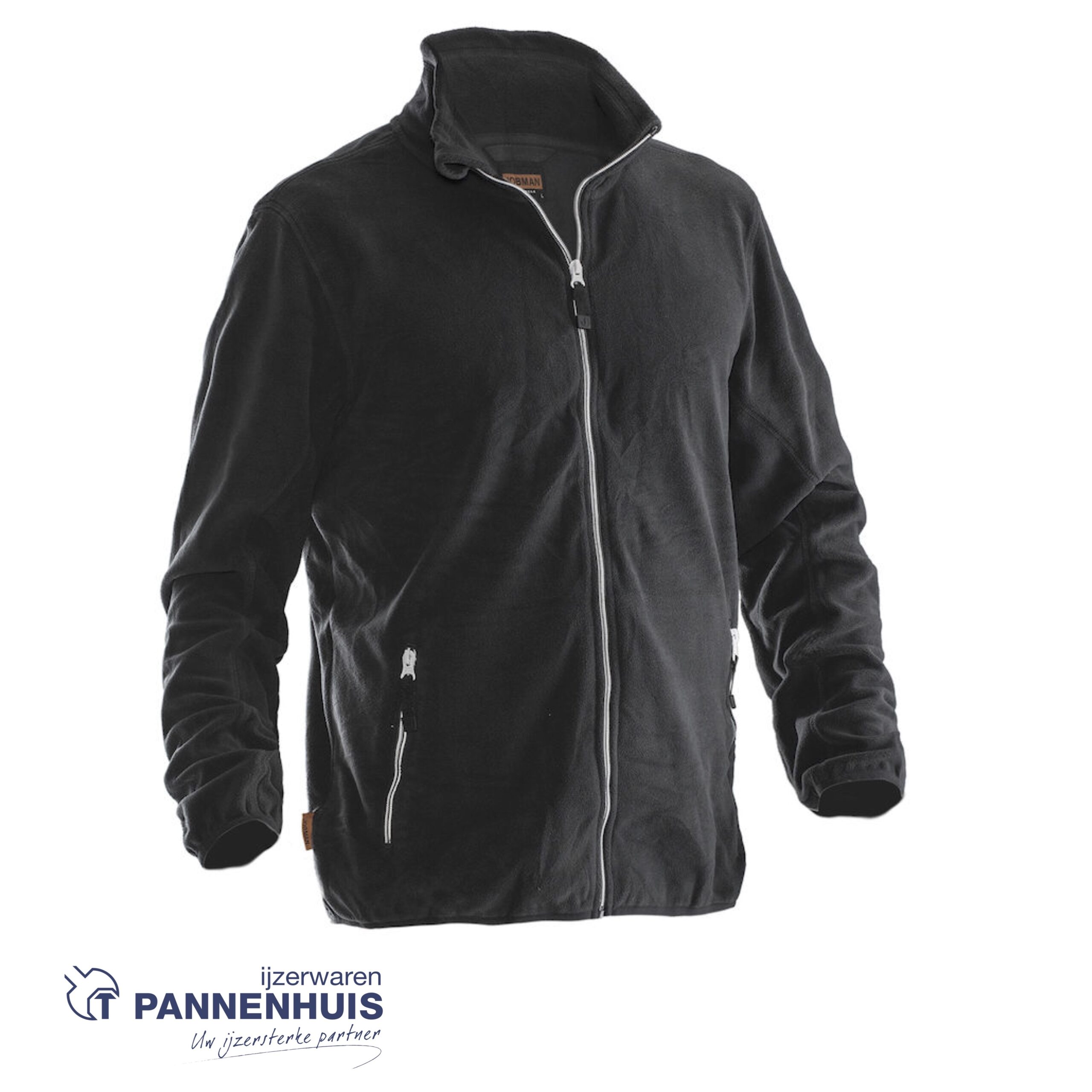 Jobman 5901 Microfleece Jacket zwart XXL