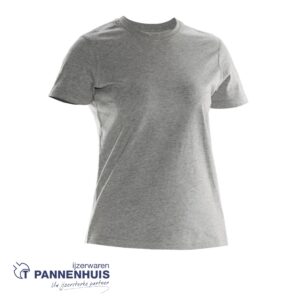 Jobman 5265 Dames T-SHIRT Grijs Melange M