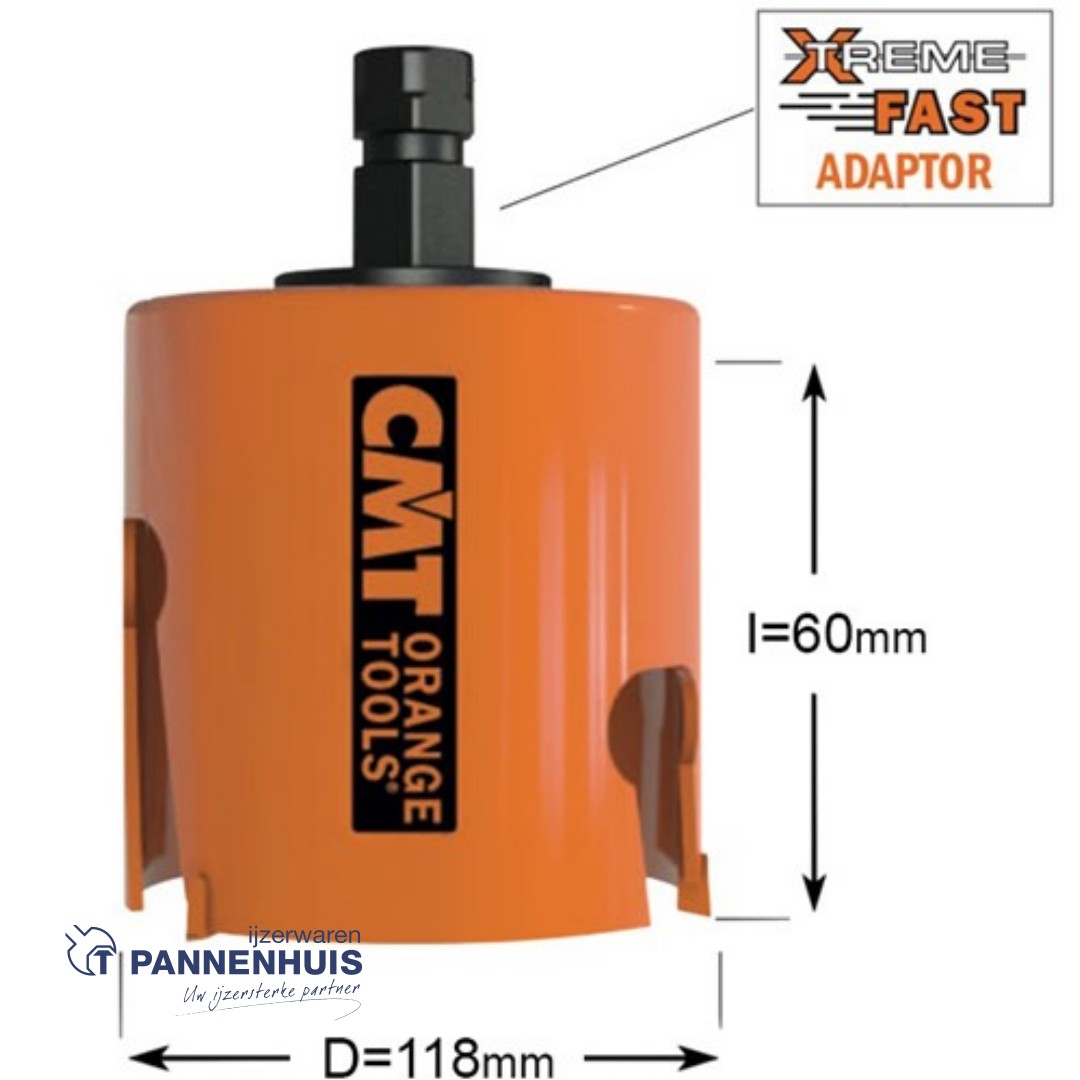 CMT Gatzaag multi-construct D=118mm - Afbeelding 3