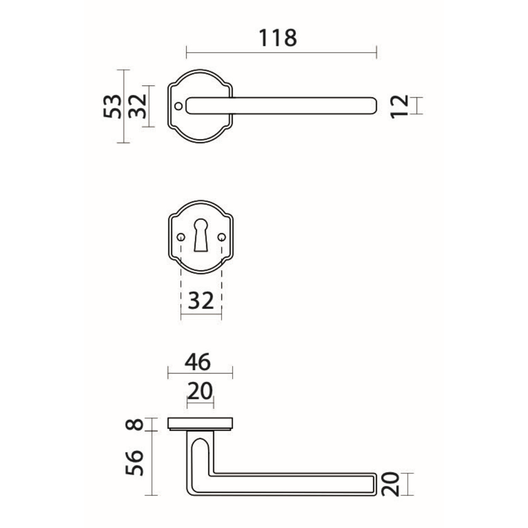 Deurkruk Pro RALPH FONT R+E - Afbeelding 2