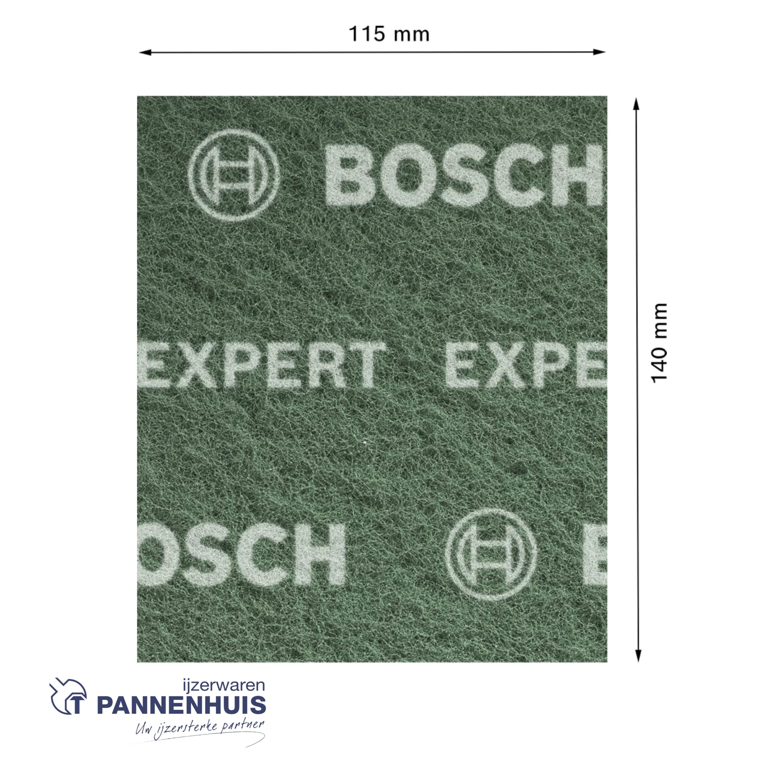 Bosch Vliespad N880 HP 115x140 universeel - Afbeelding 3
