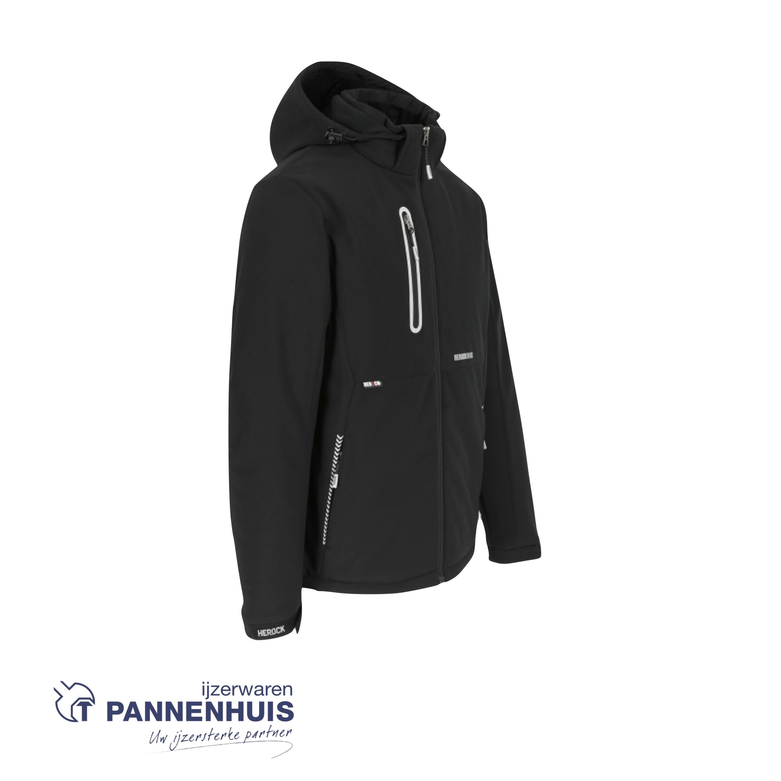 Herock Taris softshell vest zwart XXL - Afbeelding 2