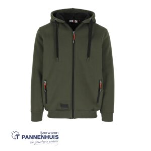Herock Otis sweater met kap Donker Kaki XL
