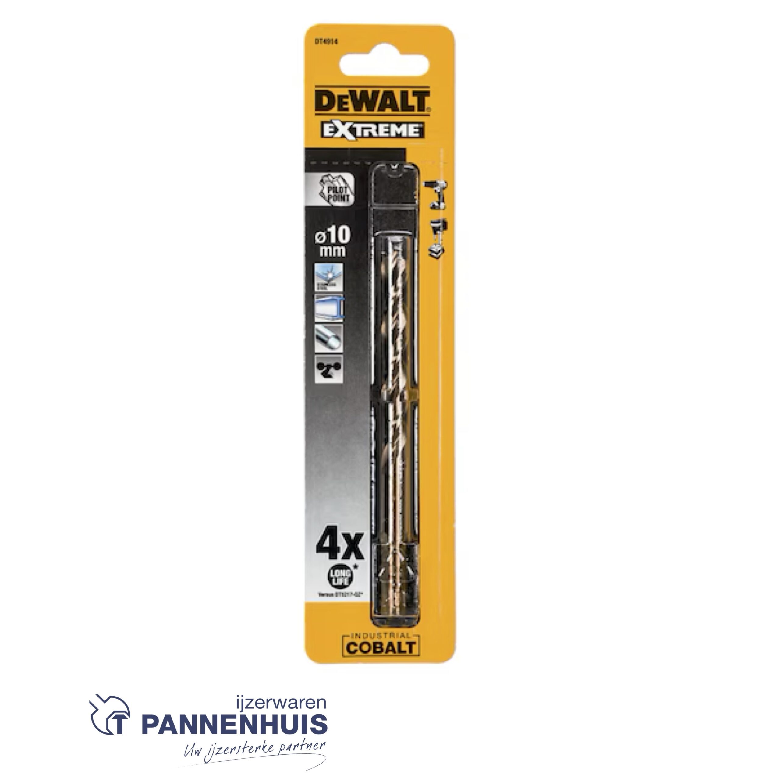 Dewalt Cobaltboor industrial 10,0mm DT4914 - Afbeelding 2