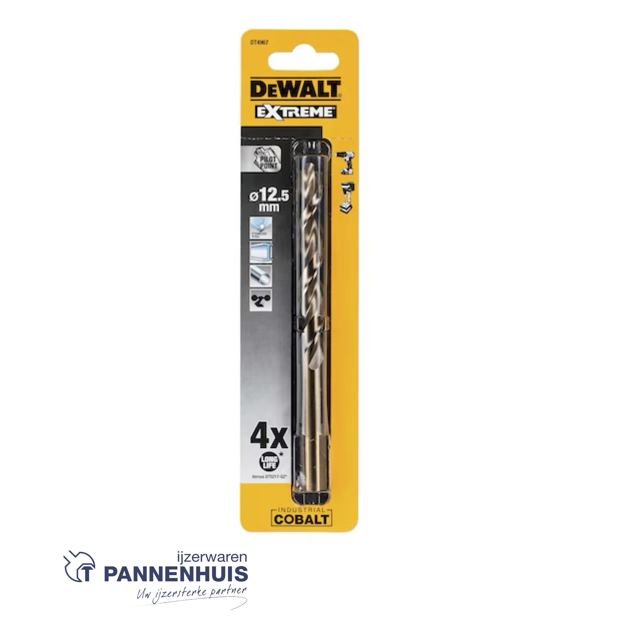 Dewalt Cobaltboor industrial 12,5mm DT4967 - Afbeelding 2