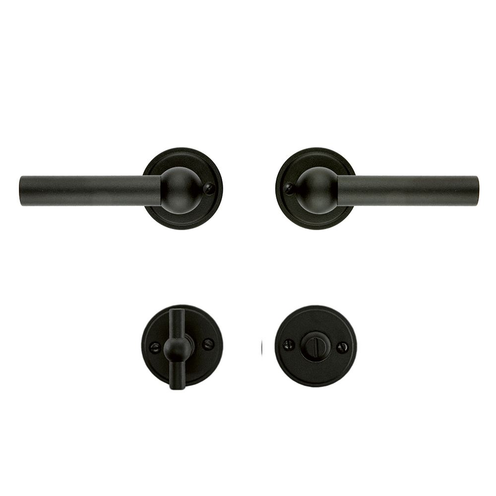 Deurkruk Pro PETANA L+L Zwart Structuur R+WC