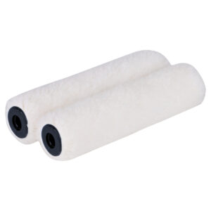 Copenhagen Pro aflakroller vilt - 5 mm poolhoogte - 10 cm - wit (2 stuks)
