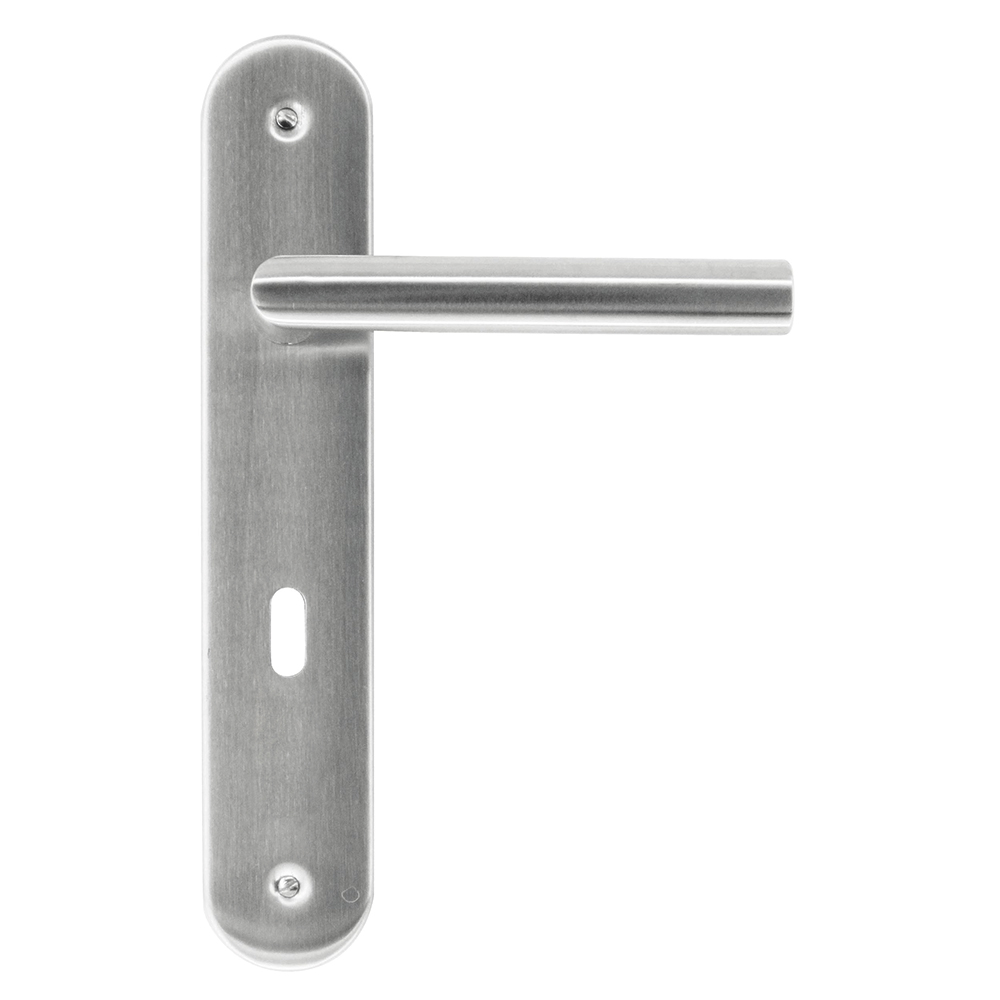 Deurkruk Pro I SHAPE 19mm Inox Plus Plaat + KEY 72mm