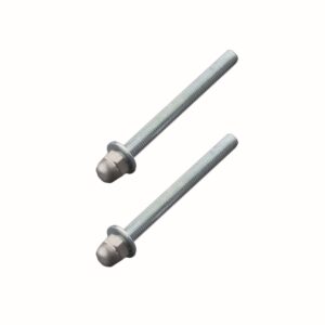 Bevestigingsset M 8 trekker + dop moer INOX LOOK