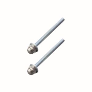 Bevestigingsset M 8 trekker + dop moer NIKKEL