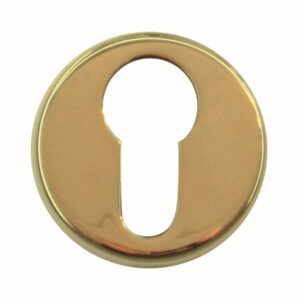 Sleutelplaatje Cilinder rond klikrozas 45MM TITANIUM