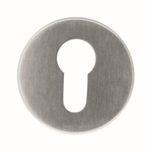Sleutelplaatje Cilinder rond Shape FLAT INOX PLUS