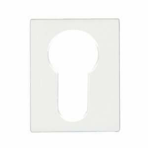 Sleutelplaatje Cilinder Square 35X45MM Wit structuur