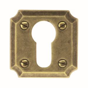 Sleutelplaatje Cilinder Square Retro 50MM OLD YELLOW