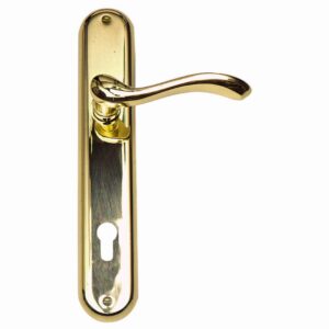 Deurkruk Pro ERICA KOPER PLAAT+CYL  92MM