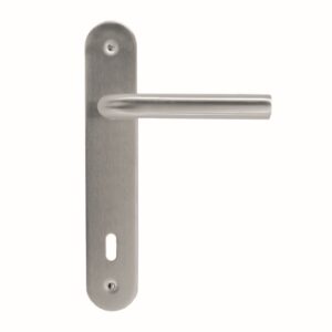 Deurkruk Pro L SHAPE 19MM INOX PLUS PLAAT+KEY 110MM