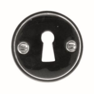 Sleutelplaatje BB Rond Retro 48MM PLAT NIKKEL