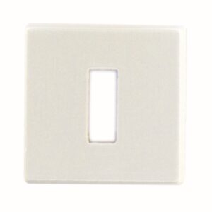Sleutelplaatje BB SQUARE 48MM WIT STRUCTUUR
