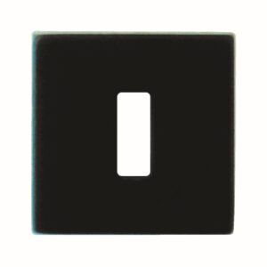 Sleutelplaatje BB SQUARE 53MM ZWART